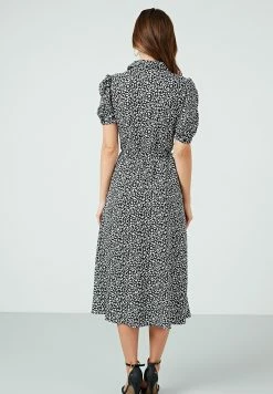 LELA Blousejurk - Black-White -LELA Winkel a2dda4030270491981a0af0e8be363d1