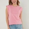 LELA Crew Neck- Top - Pink Melange -LELA Winkel a371371c1b0a4b019b418c084e5232c0