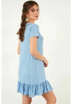 LELA Mini- Jurk - Baby Blue -LELA Winkel a3a8a2817d7c4bbeb79bf3bbba895839