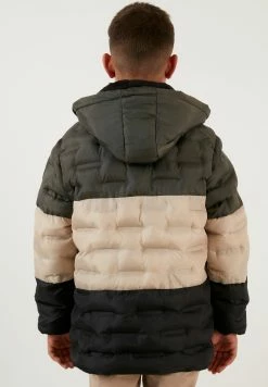 LELA Regular Fit - Winterjas - D.Khaki/Stone/Black -LELA Winkel a556c63b6947411e9073fc84c0826924