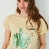 LELA Regular Fit - T-Shirt Print - Yellow -LELA Winkel a5fda39a9e6a491497371f5c289c76fd