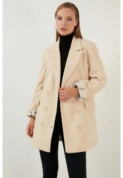 LELA Halflange Jas - Stone -LELA Winkel a6e53862ebc34f7a83d25fbabdf92a85