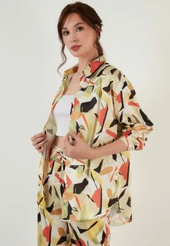 LELA Loose Fit - Broek - Yellow -LELA Winkel a724a7e899b14bdbae297eff79888c76