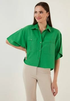 LELA Loose Fit - Overhemdblouse - Benetton Color 12 LELA Loose Fit - Overhemdblouse - Benetton Color -LELA Winkel a74a298fbc934af888d4e1232b16ac84