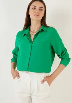 LELA Overhemdblouse - Benetton -LELA Winkel a8390696c7b84dc19f6dec336fbf04cf