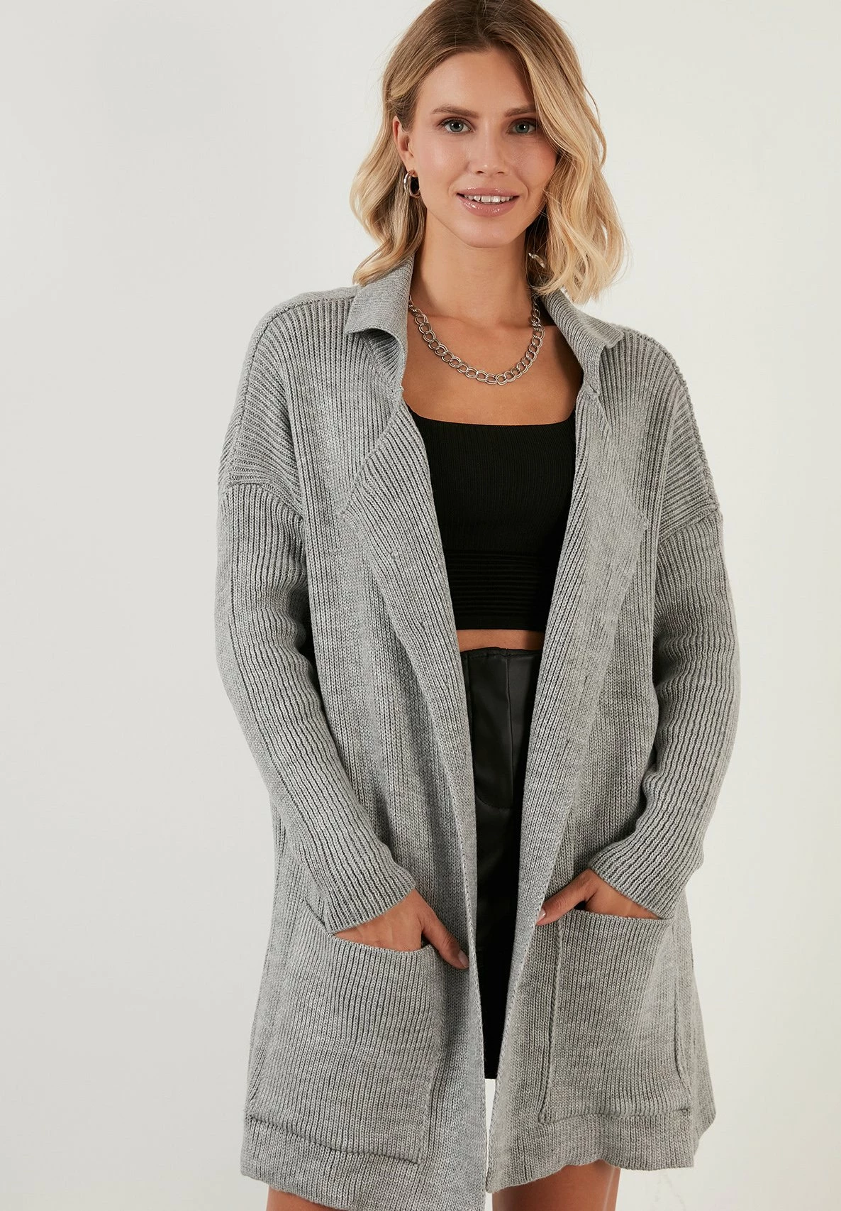 LELA Regular Fit - Vest - Grey 7 LELA Regular Fit - Vest - Grey - Afbeelding 5