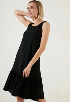 LELA Regular Fit- Jurk - Black -LELA Winkel ad121622357c4a91b0c049e370b928ea