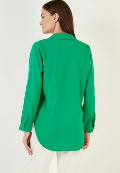 LELA Overhemdblouse - Benetton -LELA Winkel ad9c9155e6764dde8a624767aefec262