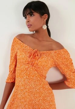 LELA Jurk - Orange -LELA Winkel ae2724cffe00427180725ad9e0ff7e80
