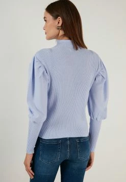 LELA Regular Fit - Trui - Blue -LELA Winkel afad53f8a098423ab30a26ec0b7e2f40