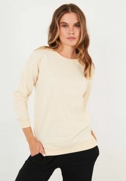 LELA Regular Fit - Sweater - Stone Colored -LELA Winkel afeb4f16f5ce42c3bdaf2876e1ee0d56