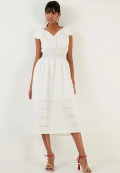 LELA Regular Fit - Jurk - Ecru