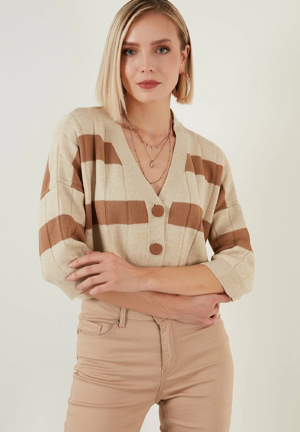 LELA Regular Fit - Vest - Cream 6 LELA Regular Fit - Vest - Cream - Afbeelding 4