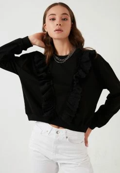 LELA Regular Fit - Sweater - Black 9 LELA Regular Fit - Sweater - Black -LELA Winkel b0f1596678cd49ab93760bbdd91c473d