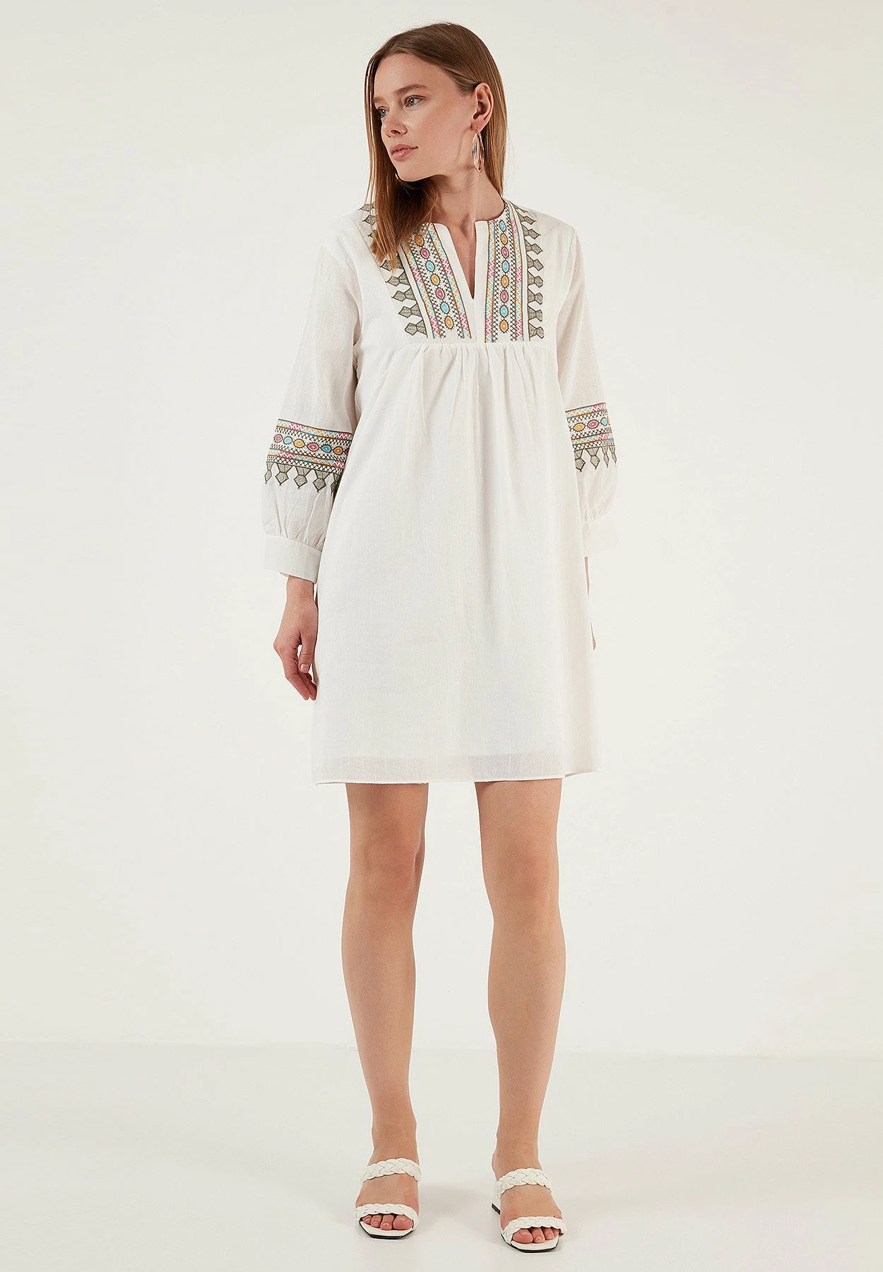 LELA Regular Fit - Jurk - White 4 LELA Regular Fit - Jurk - White - Afbeelding 2