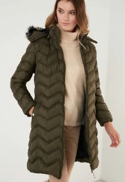 LELA Regular Fit - Winterjas - Light Khaki -LELA Winkel b21a72e379314de896c32e18b5033884