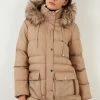 LELA Regular Fit - Winterjas - Dark Beige -LELA Winkel b2b8a794a2ef4f8794aa6e473aca3e7f