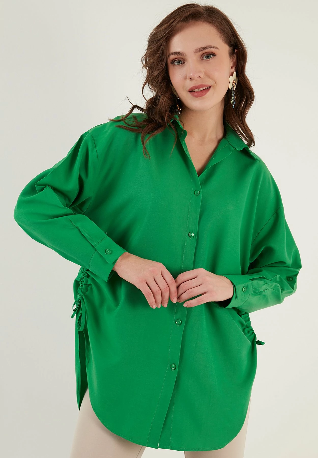 LELA Overhemdblouse - Benetton Color 3 LELA Overhemdblouse - Benetton Color