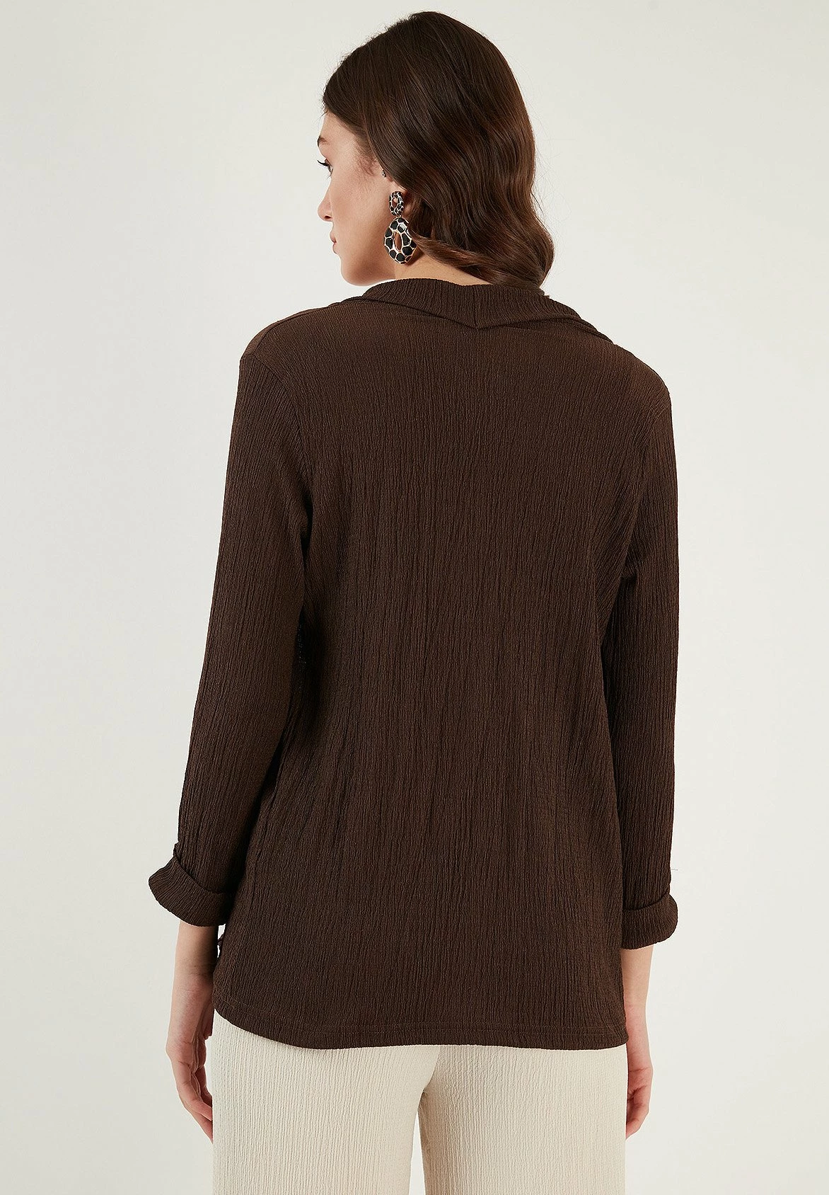 LELA Regular Fit - Vest - Brown 4 LELA Regular Fit - Vest - Brown - Afbeelding 2