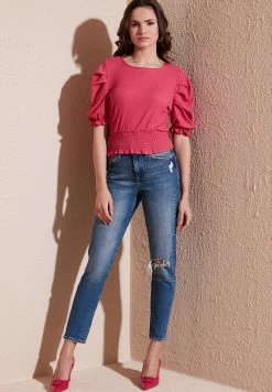 LELA Blouse - Fuchsia -LELA Winkel b989a309c7074ba28678725d1bda1057