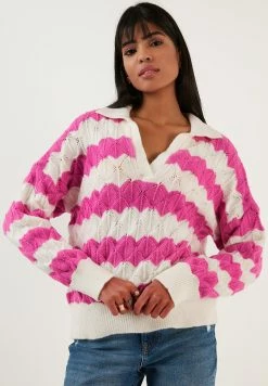 LELA Poloshirt - Ecru/Fuchsia 11 LELA Poloshirt - Ecru/Fuchsia -LELA Winkel ba36544580fd4bfdb58df4b304ce2c2b