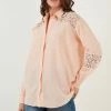 LELA Overhemdblouse - Salmon -LELA Winkel bb30f8fa6ddd4e0ca5a986c29d961627