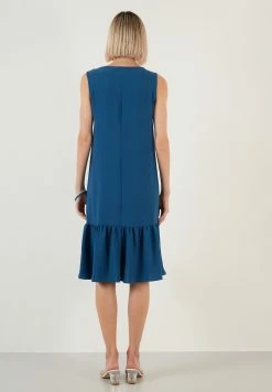 LELA Regular Fit- Jurk - Indigo -LELA Winkel bc23b5f4138341f4a210c297169fda6a