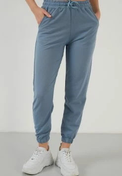 LELA Slim Fit - Trainingsbroek - Baby Blue