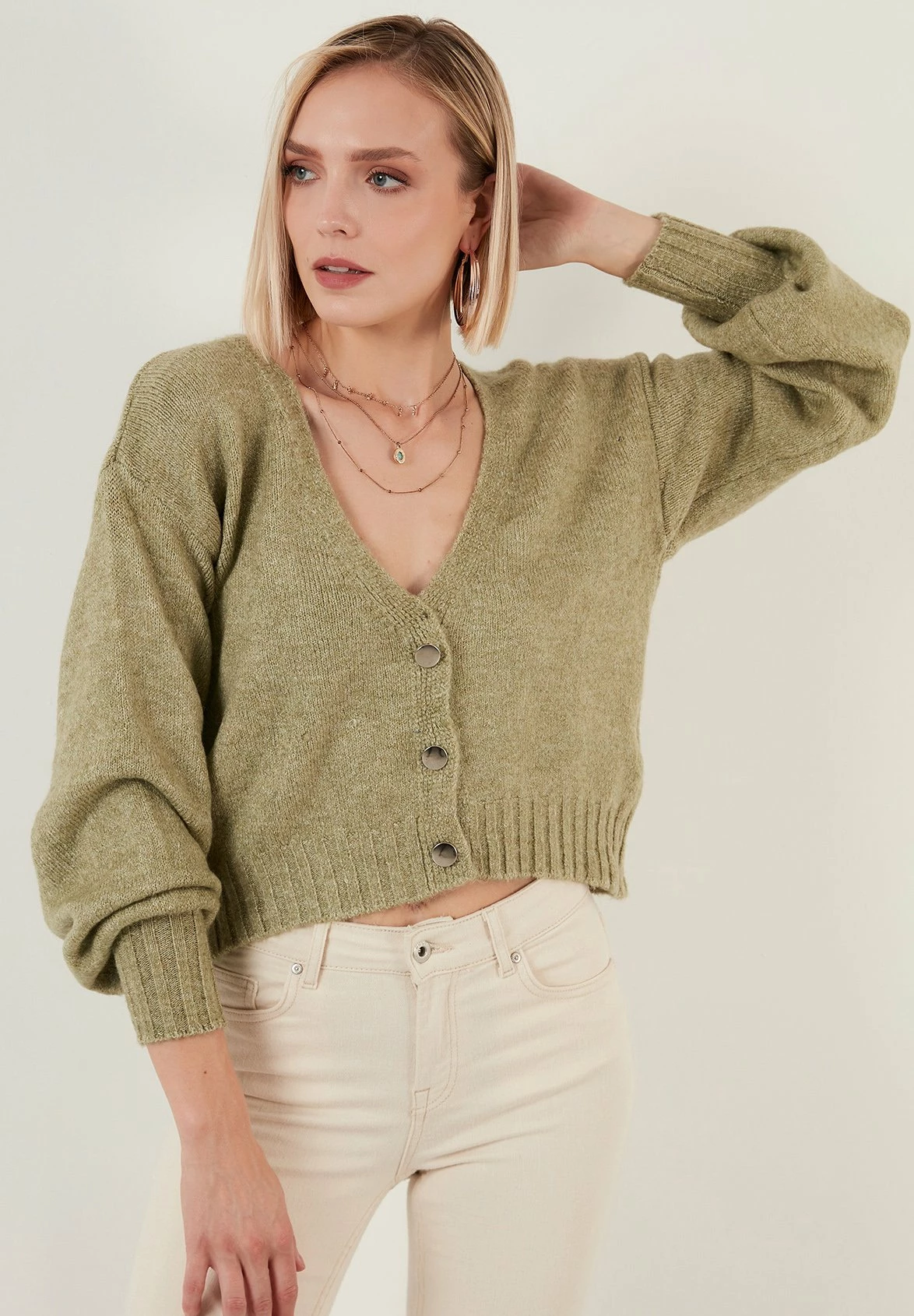 LELA Vest - Khaki 5 LELA Vest - Khaki - Afbeelding 3