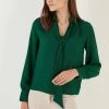 LELA Regular Fit - Blouse - Emerald Green