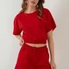LELA Two Piece Set - Regular Fit - Shorts - Red -LELA Winkel c09e26d7d9ad49e8b08d5d20a2b0cb49