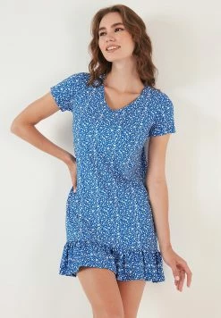 LELA Mini- Jurk - Blue