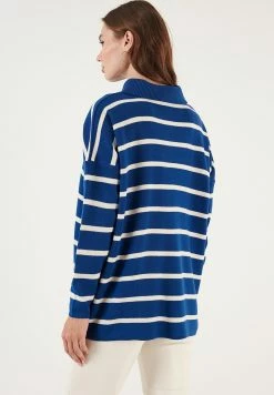LELA Trui - Royal Blue/Light Stone -LELA Winkel c2668f2324ca4e9a80b5c7fe6a8c7837