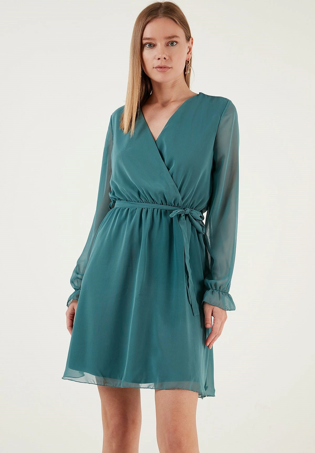 LELA Mini- Jurk - Mint 8 LELA Mini- Jurk - Mint - Afbeelding 6