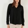 LELA Overhemdblouse - Black -LELA Winkel c368eec6ef3c4464b516cebe22287d18
