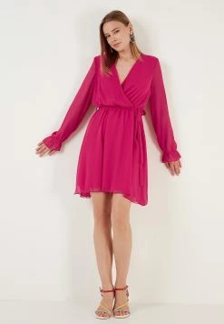 LELA Mini- Jurk - Fuchsia -LELA Winkel c9a42f32b04d4acf80856fb9a7424b12