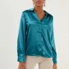 LELA Regular Fit - Overhemdblouse - Green -LELA Winkel cad05dc4af364a14a8d3d91c799bbafa