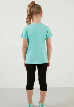 LELA Two Piece Set - Regular Fit - Legging - Mint, Black -LELA Winkel ccacc57778134c13a17f37fe7274e737