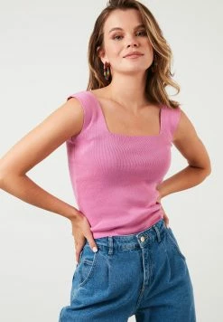 LELA Regular Fit - Top - Pink