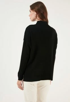 LELA Trui - Black-Ecru -LELA Winkel cd16e9fdf18848b3b4d4c5e14974421c