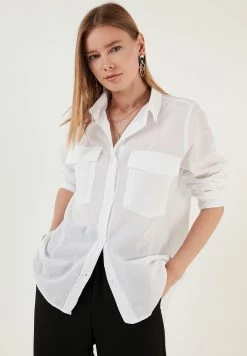 LELA Loose Fit - Overhemdblouse - White