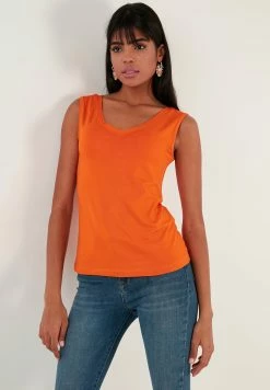 LELA Regular Fit - Top - Orange -LELA Winkel ce51b312c73d4354b5c386cfef85e508