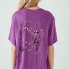 LELA T-Shirt Print - Purple -LELA Winkel ceb140e5323d46d29cd8f68fe4dcae6a