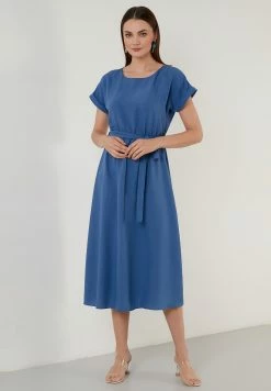 LELA Regular Fit - Jurk - Indigo