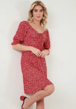 LELA Jurk - Red -LELA Winkel d0b3a63f6b5c454c81bcf413b5285b81