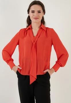 LELA Regular Fit - Blouse - Orange -LELA Winkel d0d489bfad6440379ef6e6cb69ca549a