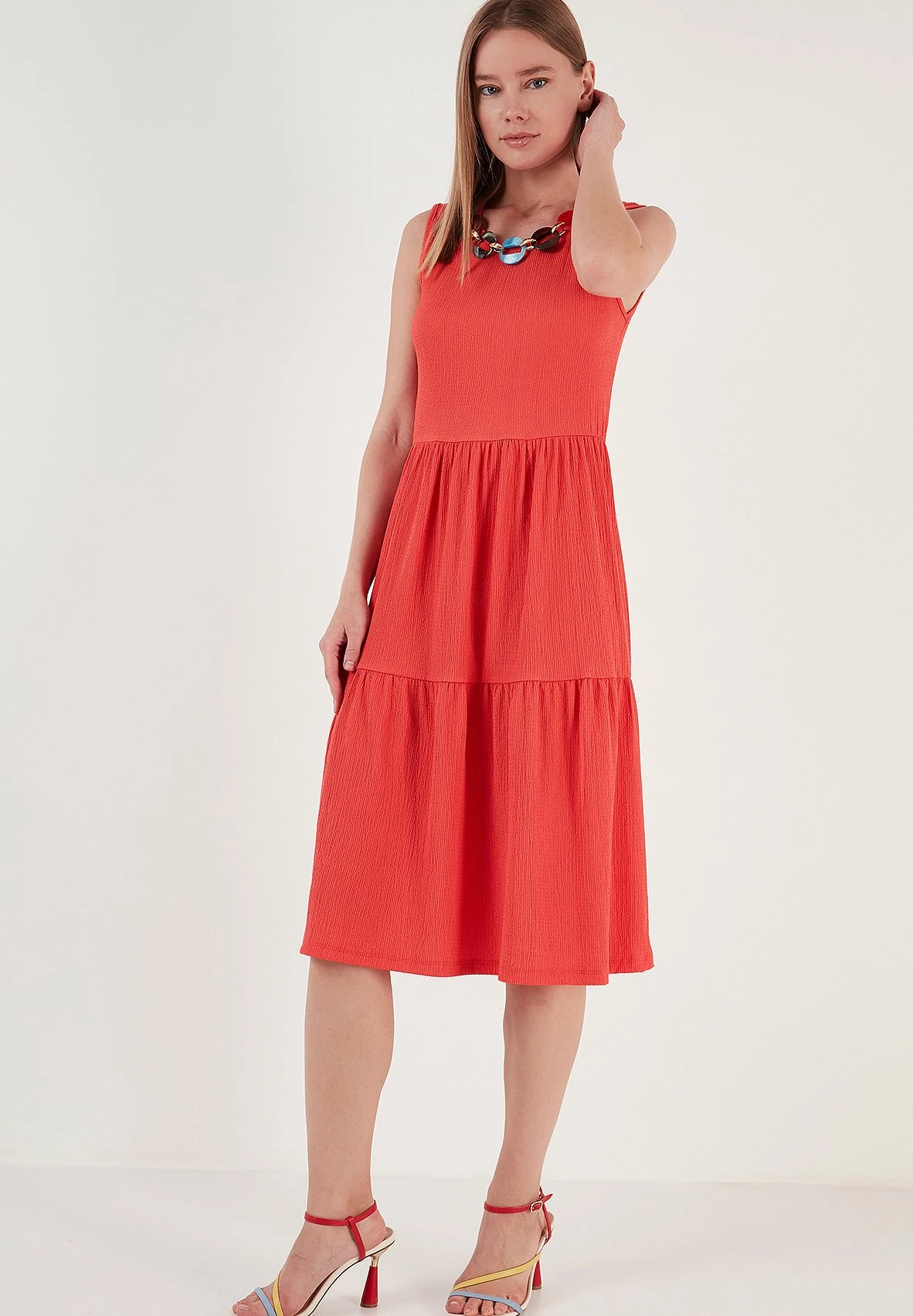 LELA Regular Fit - Jurk - Vermilion 8 LELA Regular Fit - Jurk - Vermilion - Afbeelding 6