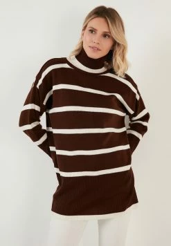 LELA Trui - Brown -LELA Winkel d2ae7a6b403b4dbfb955f2e5871774bc