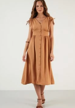 LELA Regular Fit - Jurk - Snuff Colored