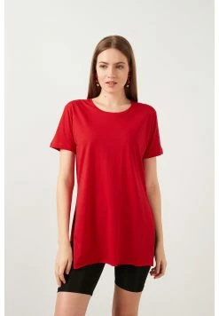 LELA Slim Fit - T-Shirt Basic - Red 8 LELA Slim Fit - T-Shirt Basic - Red -LELA Winkel d345c0e657514c5abeed20b1899863a9